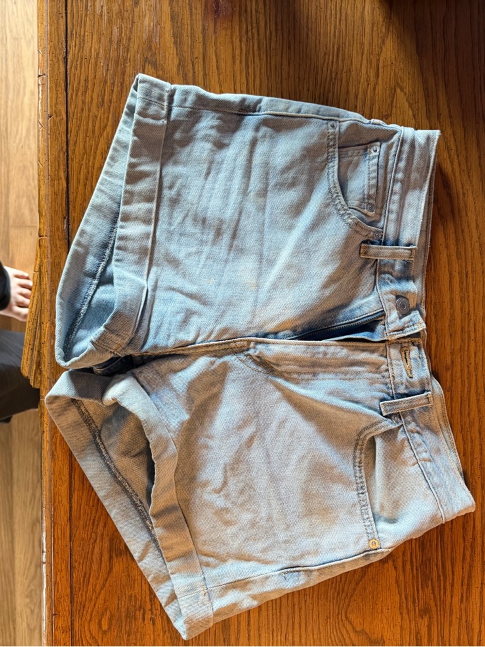 Levi's Light Blue Denim Jean Shorts